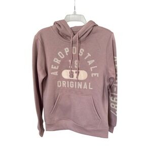 Women's Aeropostale 1987 Original Pullover Hoodie Fawn size Medium NWT